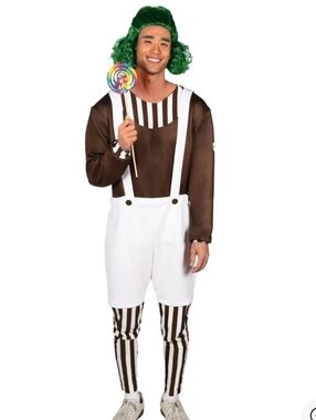 Tipsy Elves Chocolate Factory Worker Costume 3 Piece Set New Unisex